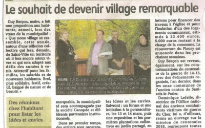 Lancement officiel de la concertation citoyenne autour de la permaculture à Saint-Vitte