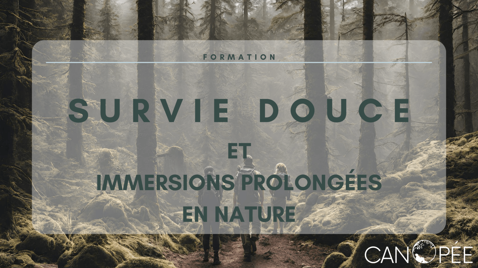 Formation : "Survie douce et immersions prolongées en nature"