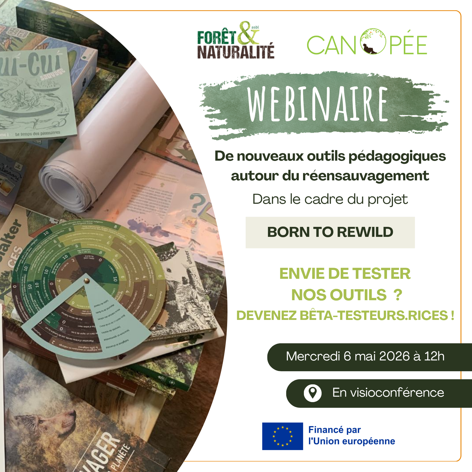 Webinaire Born to Rewild : De nouveaux outils pédagogiques autour du rewilding